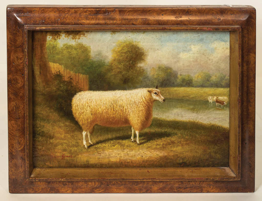 lot-304-portrait-of-a-sheep-willis-henry-auctions-inc